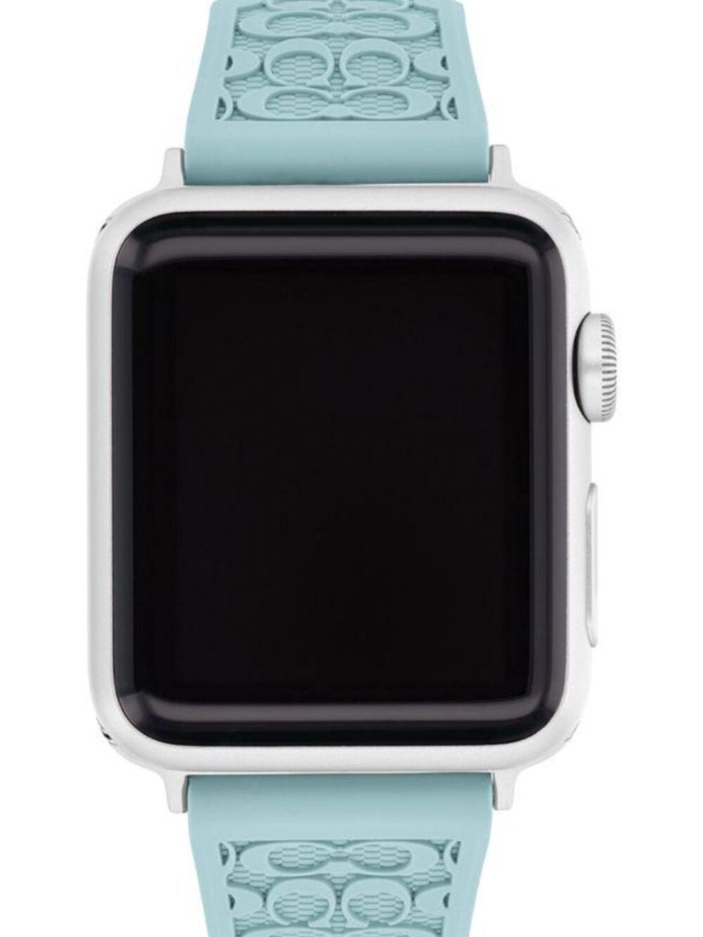 Coach Pale Blue Signature Apple Watch Band 38/40mm 14700111 NIB